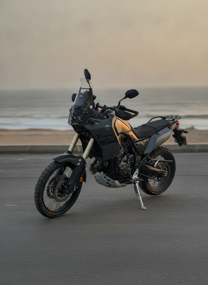 Location Yamaha Ténéré 700 trail à Dakar, bord de mer
